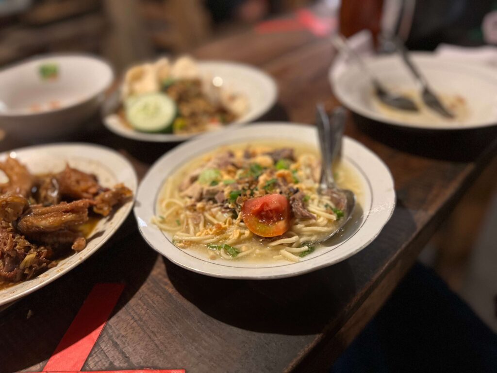 Bakmi Jawa Rebus, a local Yogyakarta dish