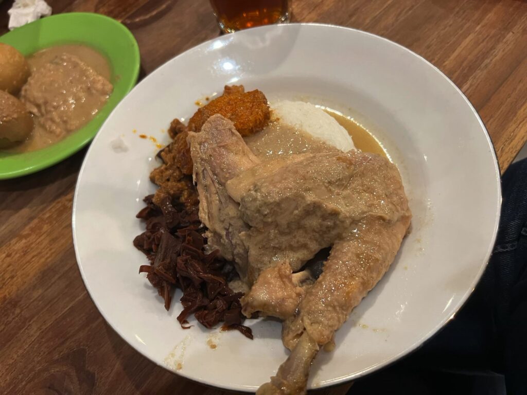 Gudeg Sagan dish