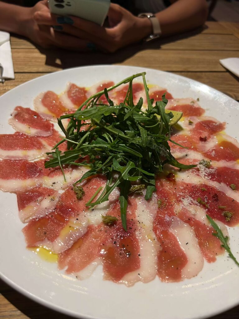 Smoked Duck Breast Carpaccio