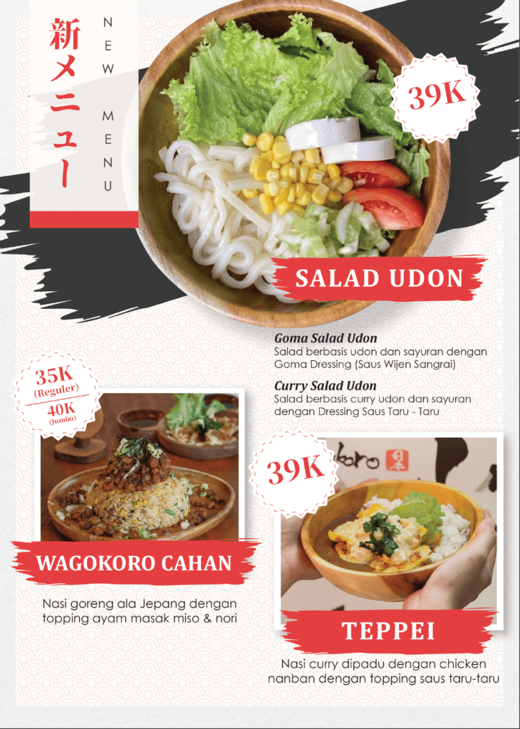 Wagokoro Menu