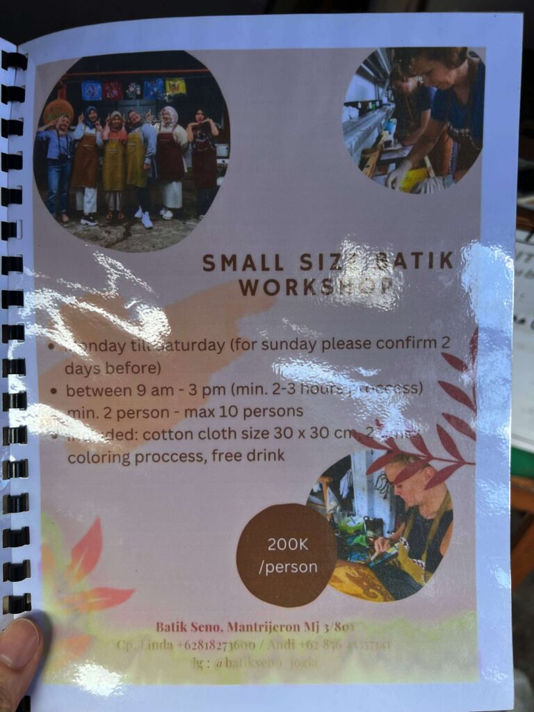 Batik course details