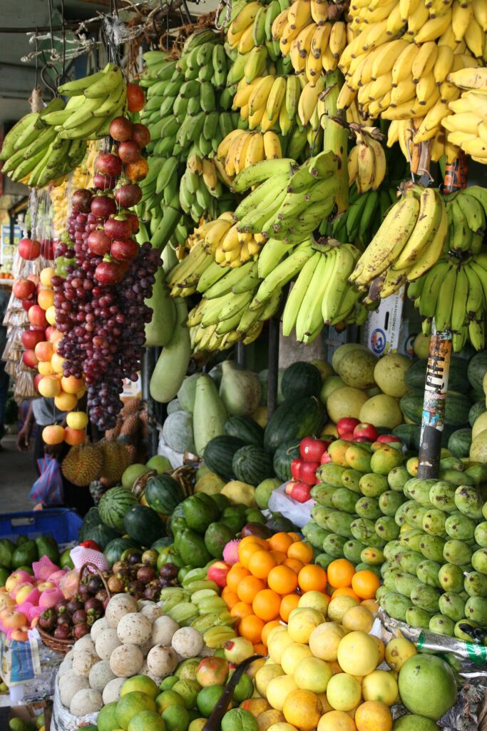 A scene from a fruit market | Indonesia