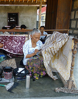 The process of making batik