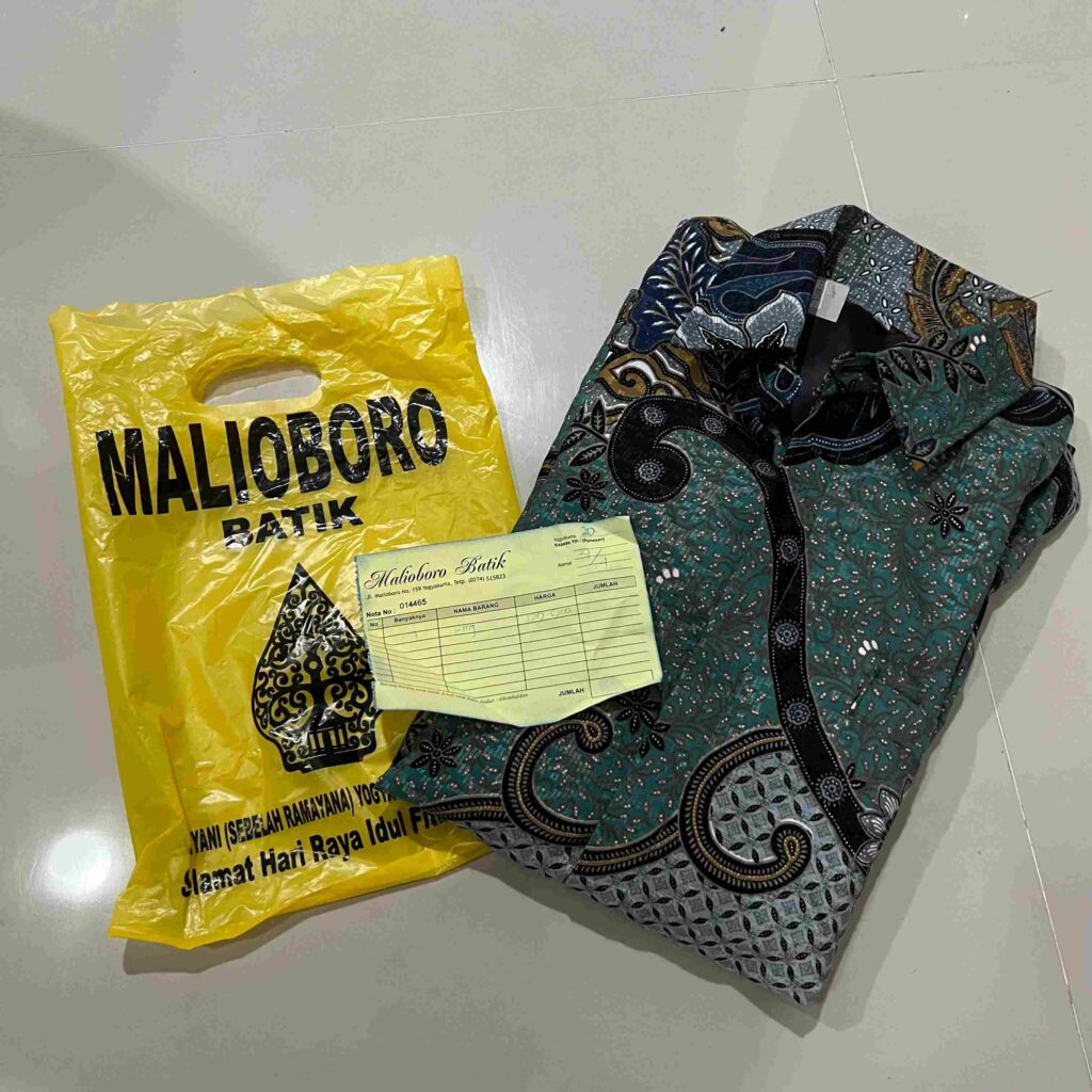 Adult's batik shirt