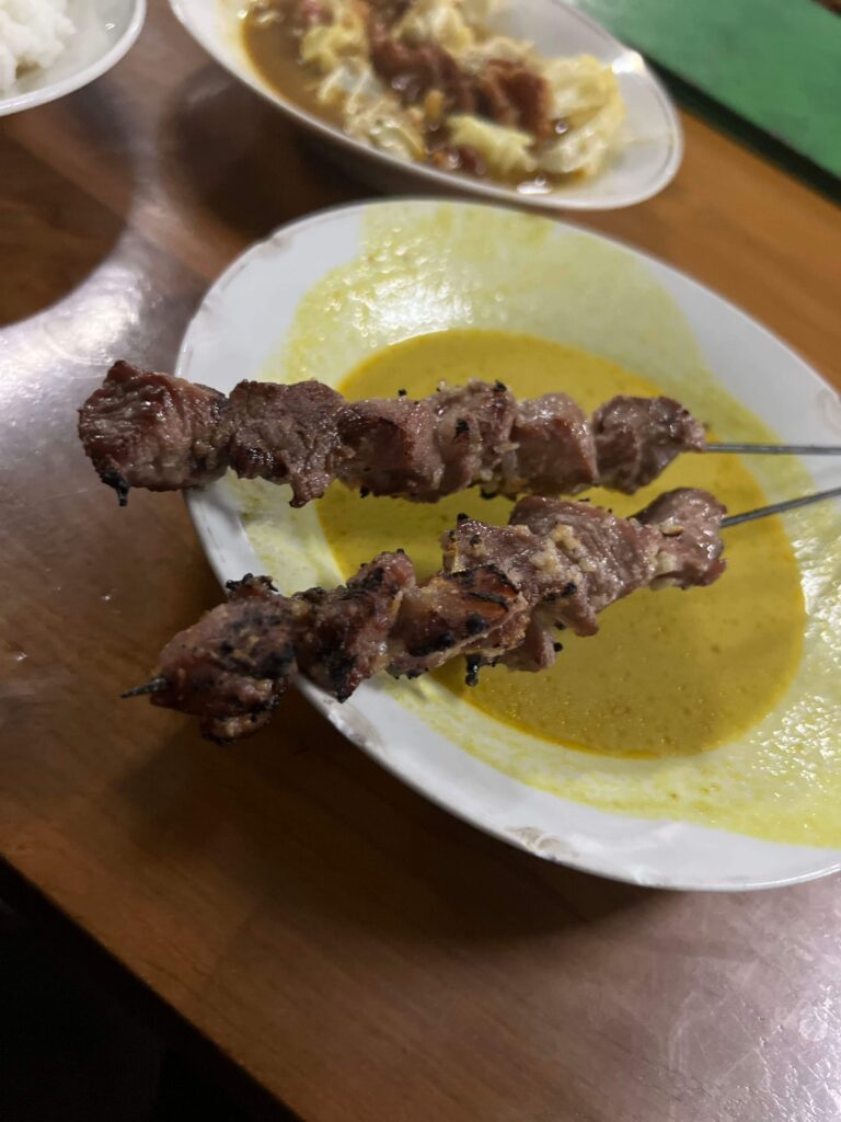 sate klatak Yogyakarta local cuisine