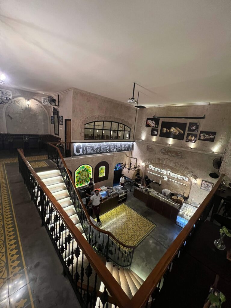 Interior of Giorno's