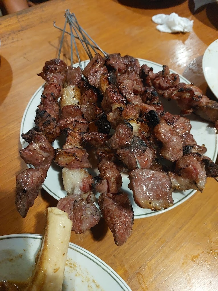 Sate Klatak, a local Yogyakarta dish