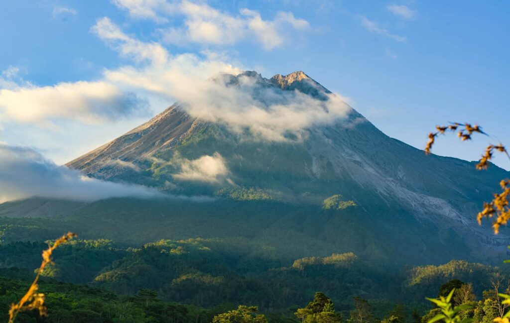 Merapi Volcano Mount Merapi in Yogyakarta