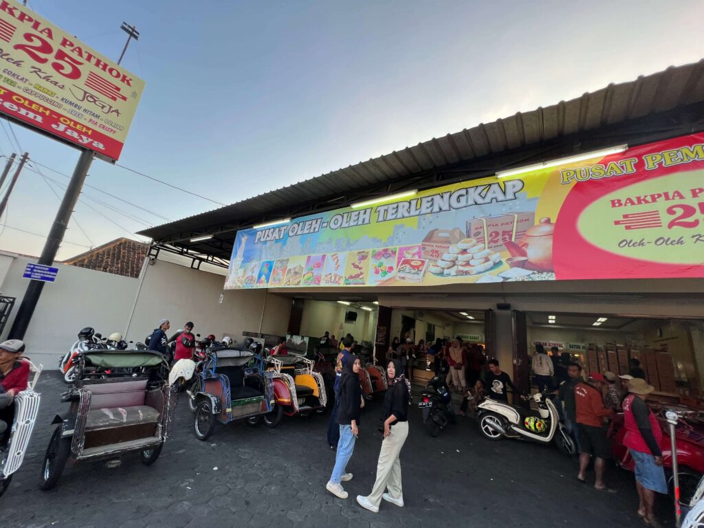 Bakpia 25 shop in Yogyakarta, Indonesia