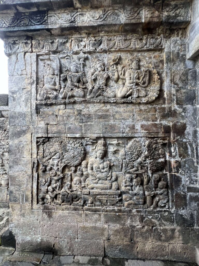 Mendut Temple mural