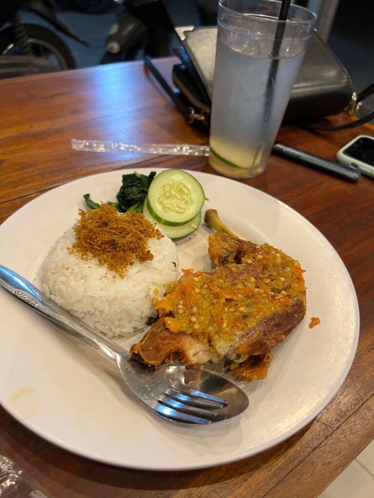 What is the Indonesian dish 'Ayam Goreng'?