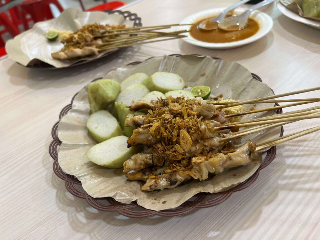 What is the Indonesian dish 'Sate Taichan'?