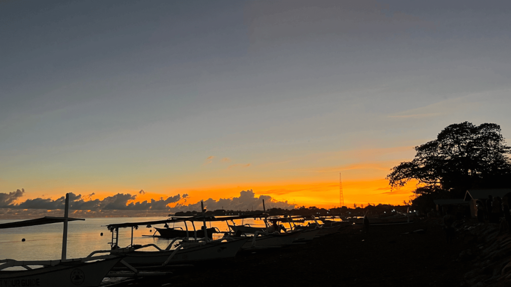 Sunrise at Lovina Beach | North Bali Tourist Spot
