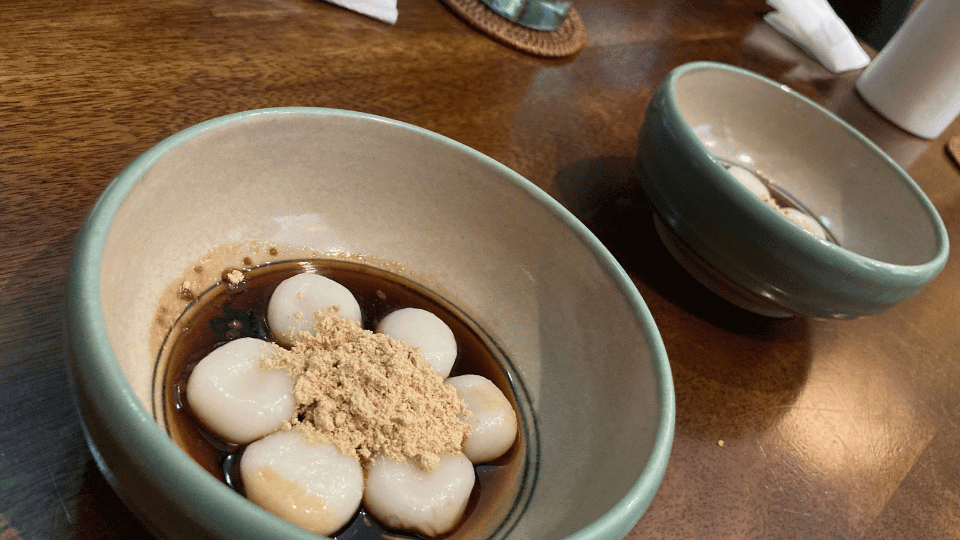 Shiratama Kinako Kuromitsu | Ichii Japanese Restaurant Bali Seminyak