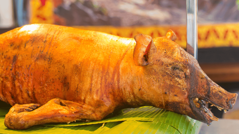Balinese local dish Babi Guling