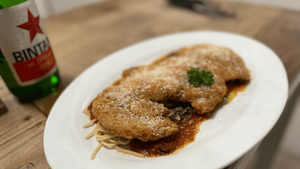 Milanese Cutlet at Nanamia Pizzeria Jogja | Recommended Menu