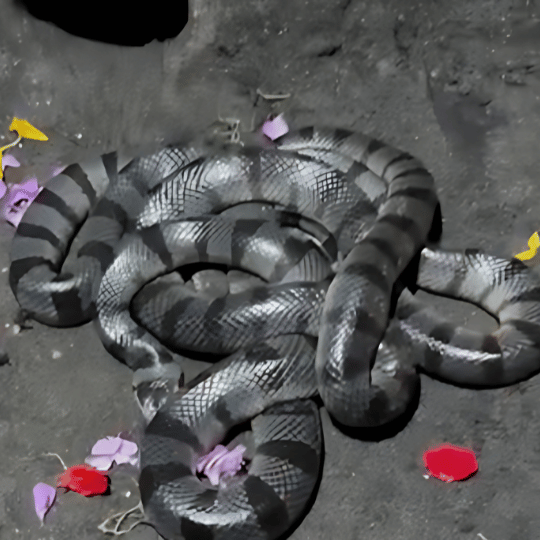 Sacred Snake | Tanah Lot Temple, Bali, Indonesia