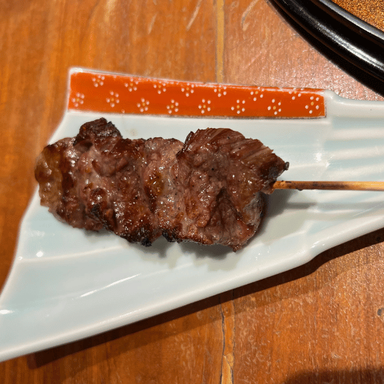 Grilled Beef Skewers | Tori Sei Jakarta Blok M Yakitori Japanese Restaurant & Izakaya