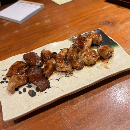 Assorted Grilled Offal | Tori Sei Jakarta Blok M Yakitori Japanese Restaurant & Izakaya