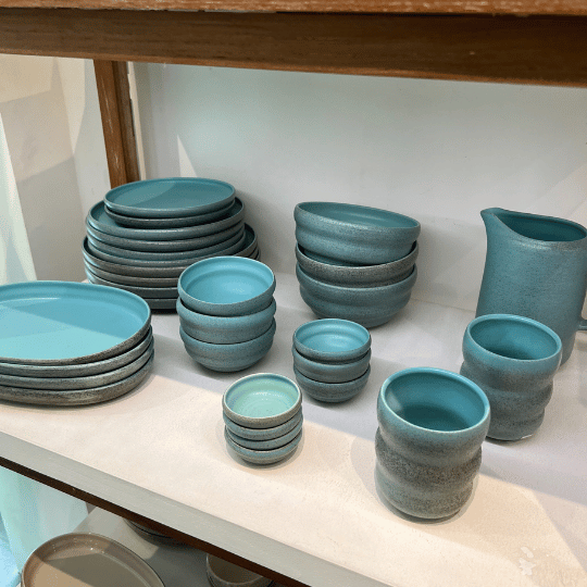 Beautifully colored ceramics | Jenggala Factory Outlet Bali Ceramics Souvenir