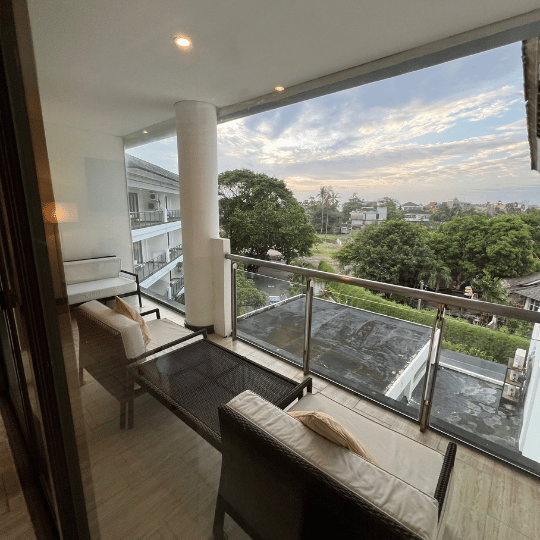 Large balcony | Lv8 Resort Hotel Bali Canggu