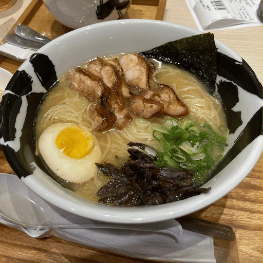 Chicken Teriyaki Ramen (White) | Menya Musashi Bukotsu Jakarta Ramen