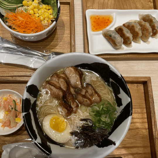 Chicken Teriyaki Ramen (White) | Menya Musashi Bukotsu Jakarta Ramen