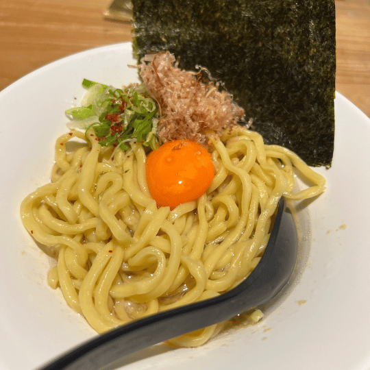 Back Fat Garlic Kamatama Soba | MYMON Jakarta Semanggi Japanese Food & Ramen Restaurant